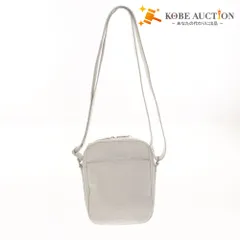 ■ シュプリーム ナイキ コラボ ショルダーバッグ 鞄 ファスナー ポケット レザー メンズ ホワイト