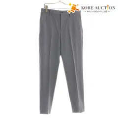 ■ グローバルワーク GLOBAL WORK パンツ ロング ボトムス テーパード センタープレス メンズ L ライトグレー