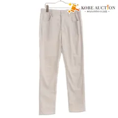 ■ アバハウス ABAHOUSE パンツ ロング ボトムス コットン ストレッチ メンズ 48(L相当）アイボリー