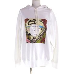 新品 Chloé クロエ 近年物 パーカー プリント フーディー ホワイト