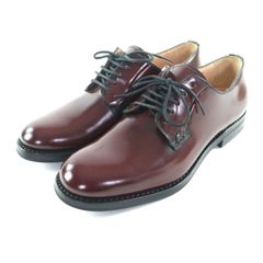 美品Church'sチャーチ レースアッププレーントゥGENEVA 茶36 - メルカリ