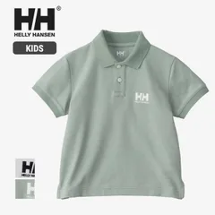 ヘリーハンセン ポロシャツ キッズ 半袖 女の子 男の子 ユニセックス HELLY HANSEN HJ32414 K S/S HH LOGO POLO ショートスリーブHHロゴポロ 110cm / 120cm / 130cm / 140cm 春夏 メール便 (