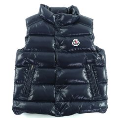 MONCLER ダウンベスト ブラック - メルカリ