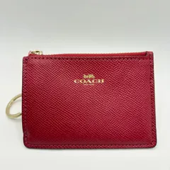 COACH コーチ コインケース パスケース キーリング レッド 赤