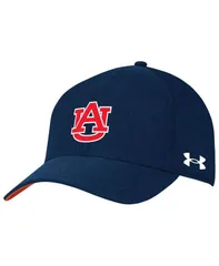 アンダーアーマー レディース アクセサリー 帽子 ロゴ Under Armour Womens Navy Auburn Tigers Logo Adjustable Hat Navy ネイビー