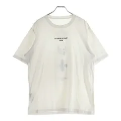 lucien pellat-finet (ルシアンペラフィネ) バックスカル スター プリント クルーネック半袖Tシャツ カットソー ホワイトのサムネイル