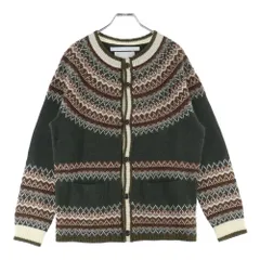 White Mountaineering (ホワイトマウンテニアリング) Nordic Pattern Round Yoke Jacqurd Knit Cardigan ノルディック ニット カーディガン マルチ WM1373617のサムネイル