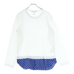 COMME des GARCONS SHIRT (コムデギャルソンシャツ) 13AW シャツドットシャツレイヤードカットソー 長袖Tシャツ ホワイト W21123のサムネイル