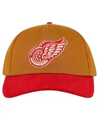アメリカンニードル メンズ アクセサリー 帽子 American Needle Mens TanRed Detroit Red Wings Burnett Adjustable Hat Tan Red レッド