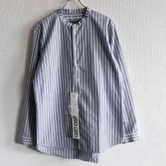 【極美品】 CASEY CASEY 【14HC166/ TROPIC SHIRT STRIPE ストライプシャツ】S オーバーシルエット  ケーシー ケーシー 25050230のサムネイル