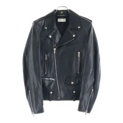 SAINT LAURENT PARIS (サンローランパリ) L01 クラシックモーターサイクル レザー ライダースジャケット ブラック 484284 Y5YA2