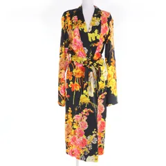 未使用品☆DRIES VAN NOTEN ドリスヴァンノッテン 20SS フローラルプリント CHARLY 9404 W.W.SHIRT BLA クリスチャンラクロワ ガウンコート オレンジ系 XS レディースのサムネイル