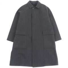 Cornier ウールカシミヤモッサーバルマカーンコート トップグレー L
