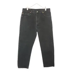90年代 USA製 Levi's リーバイス 505 デニムパンツ ブラック(メンズ W36 L30)中古 古着 X5290
