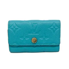 ルイ・ヴィトン(Louis Vuitton) モノグラムアンプラント ミュルティクレ6 M81566 レディース,メンズ モノグラムアンプラント キーケース ターコイズ