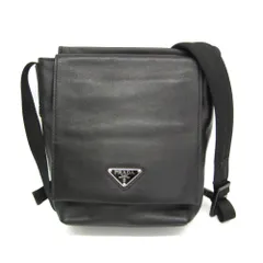 プラダ(Prada) メンズ,レディース レザー ショルダーバッグ ブラック