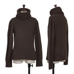 ジルサンダーJIL SANDER カシミヤ編み地切替タートルネックニット