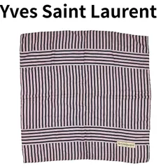 Yves Saint Laurent シルクスカーフ ストライプのサムネイル