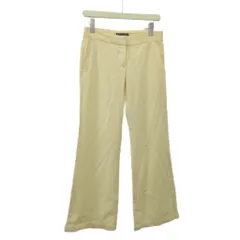 セオリー Theory パンツ ウール 2 黄 イエロー 無地 フルレングス ストレート /NP ■GY58