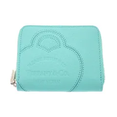 ティファニー TIFFANY&Co. リターントゥティファニー スモールジップ ウォレット 保存箱付属 72020022 コインケース レザー ティファニーブルー シルバー金具 レディース【中古】【Aランク】