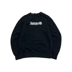S NIKE JUST DO IT スウェット ブラック