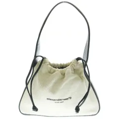 ALEXANDER WANG (アレキサンダーワン) キャンバス×レザー ハンドバッグ ベージュ/ブラックのサムネイル