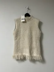 (新品) ZARA ザラ ノースリーブ ニット ベスト