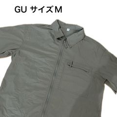GU ジーユー　スプリングジャンパー　Mサイズ　モスグリーン