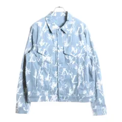 LOUIS VUITTON (ルイヴィトン) 22AW DNAリーフ総柄デニムジャケット ブルー/ホワイト RM222Q NF1 HNA59のサムネイル