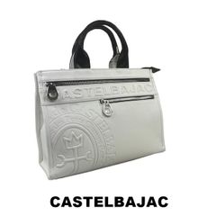 未使用】カステルバジャック ガルボ ドライビングトート 047522 白