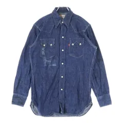 Levi's リーバイス BIGE ショートホーン バレンシア デニムシャツ 7205 1018 インディゴ Levi's (リーバイス) BIGE ショートホーン バレンシア デニムシャツ