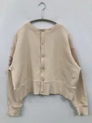 YALE UNIVERSITY イェールユニバーシティ スウェット F アイボリー コットン スウェット 前面プリント ブランドロゴ 長袖