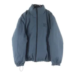 Calvin Klein (カルバンクライン) ロングスリーブ ナイロン リバーシブル オールプリント ダウンジャケット 4RE500G ブラック