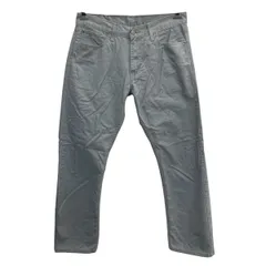 Levi's 514 ワークパンツ W34 ライトグレー リーバイス ジップアップ ワーク カジュアル 無地 コットン 2603-355