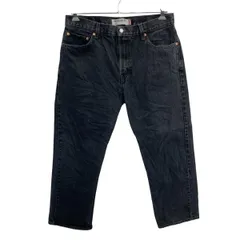 Levi's 505 デニムパンツ W36 ブラック リーバイス ジップアップ レギュラーフィット デニム コットン アメカジ ジーンズ 2603-394