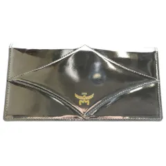MCM (エム シー エム) チェーンショルダーウォレット ショルダーバッグ シルバー レザー 財布