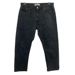 Levi's 505 デニムパンツ W38 ブラック リーバイス ジップアップ レギュラーフィット デニム コットン アメカジ ジーンズ 2603-403