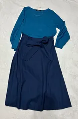 UNTITLED　アンタイトル  スカート　2  紺