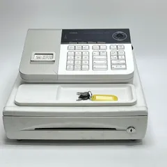 仙台～良好品/カシオ レジスター 8部門 小型ドロア SE-S20WE ホワイト カシオ SE-S20WE 8部門 小型レジスター新登場