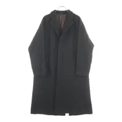 PRADA (プラダ) ウールツイード 3B チェスター ロング コート ブラウン/ブラックのサムネイル
