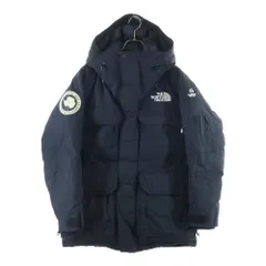 THE NORTH FACE (ザノースフェイス) SOUTHERN CROSS PARKA サザンクロス パーカー ワッペンロゴ ファー フーデッド ジップアップ ダウンジャケット ブラック ND91920