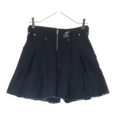 DIESEL (ディーゼル) ベルト付キュロットパンツ ブラック コットン #26