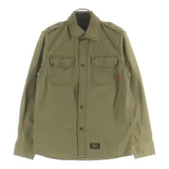 WTAPS (ダブルタップス) ワッペン付ミリタリーシャツジャケット カーキ 131LTDT-SHM02のサムネイル