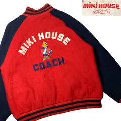 【90s】【MIKI HOUSE】刺繍 スタジャン ジャケット ビンテージ 古着