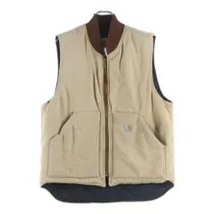 CARHARTT (カーハート) ダックベスト コットンジップアッブ ベージュのサムネイル