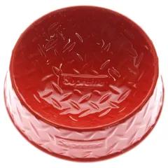 Supreme Diamond Plate Dog Bowl 犬用 シュプリーム☆ロゴドッグボウル☆Diamond Plate Dog Bowl (Supreme