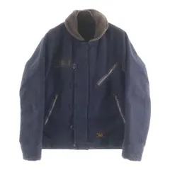 WTAPS (ダブルタップス) 襟ボアデッキジャケット ネイビー 122GWDT-JKM02