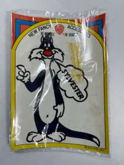NEW FANCY ACCESORIES　Warner WB ワーナーブラザーズ　SYLVESTER シルベスター・キャット　ステッカー　シール　キャラクター　アメリカ　海外　外国　昭和レトロ　昭和　レトロのサムネイル