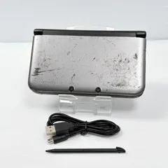 訳あり品 ニンテンドー 3DSLL シルバーブラック 遊べるセット 動作確認済み Nintendo ds 3dsll 3DS LL 任天堂 管理番号M1555
