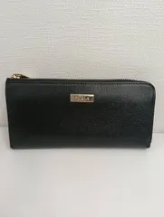 【中古品】FURLA フルラ　 長財布 レザー 財布 ブラック　現状品